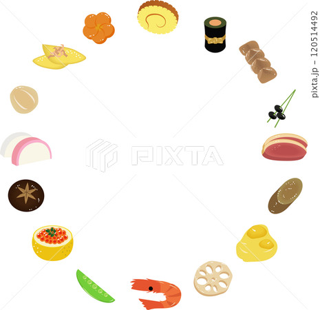 おせち料理フレーム おせち料理フレーム 120514492