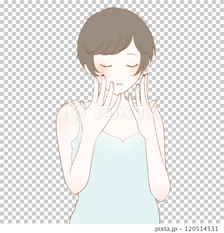 化妝女性 120514531