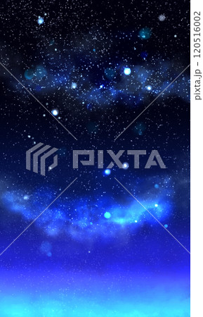 美しい青い星空 120516002