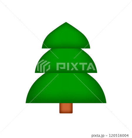 Fir icon on white. 120516004