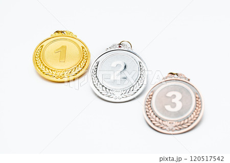 金銀銅の順位メダル 120517542