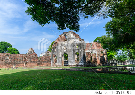 Inside Phra Narai Ratchaniwet or King Narai Palace. Lopburi 120518199