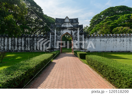 Gate of King Narai Palace, officially named Phra Narai Ratchaniwet is the former Palace of Ayutthaya King Narai, 120518200
