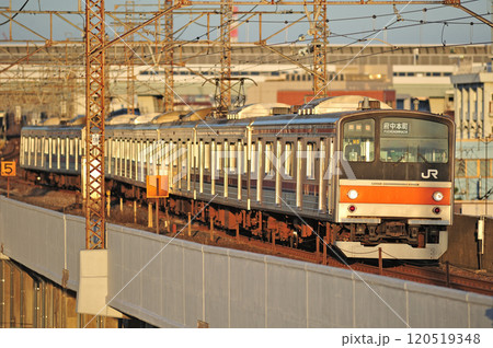 武蔵野線 西浦和-北朝霞 JR東日本 205形 M5編成(幕張) 武蔵野線 西浦和-北朝霞 JR東日本 205形 M5編成(幕張) 120519348