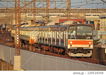 武蔵野線 西浦和-北朝霞 JR東日本 205形 M28編成(幕張) むさしの号 武蔵野線 西浦和-北朝霞 JR東日本 205形 M28編成(幕張) むさしの号 120519349