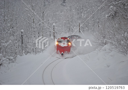 宗谷本線 智恵文-日進 JR北海道 DE15-2521(旭川) 常時排雪列車 ラッセル 宗谷本線 智恵文-日進 JR北海道 DE15-2521(旭川) 常時排雪列車 ラッセル 120519763