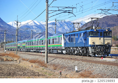 上越線　後閑－沼田　JR東日本　EF64-1030+E233系3000番台　L13編成　甲種輸送 120519893