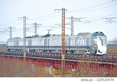 函館本線　豊幌－江別　JR北海道　789系1000番台　HL-1001編成（札幌）　スーパーカムイ 120520470