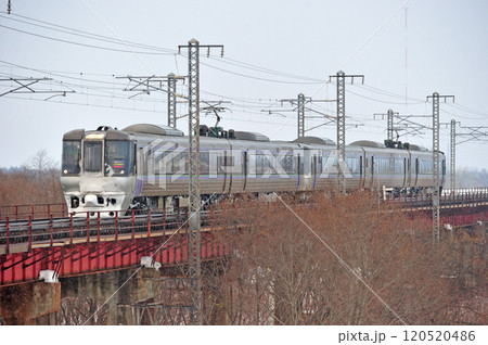 函館本線　江別－豊幌　JR北海道　785系　NE-501編成（札幌）　スーパーカムイ　エアポート 120520486
