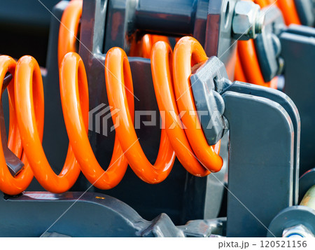 Industrial spring at agricultural machine 120521156