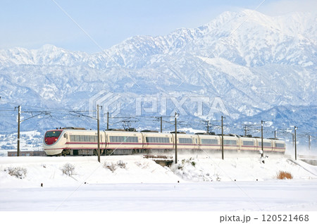 北陸本線　水橋－東富山　北越急行　681系　N02編成　はくたか 120521468