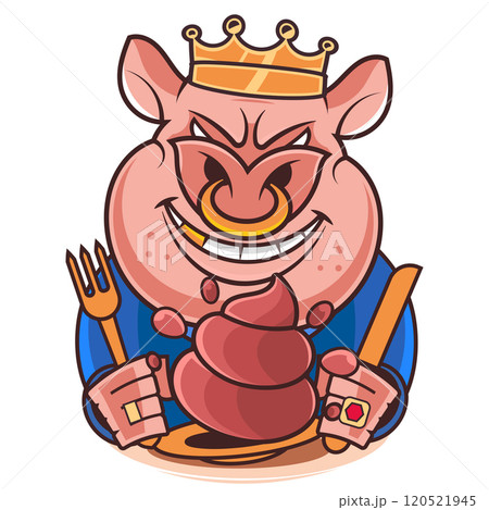 Cute Pig illustration Pig kawaii chibi vector drawing style Pig Cute Pig illustration Pig kawaii chibi vector drawing style Pig 120521945