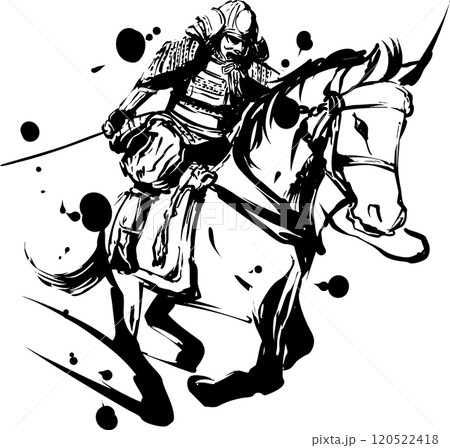 騎馬武者のイラスト素材 [120522418] - PIXTA
