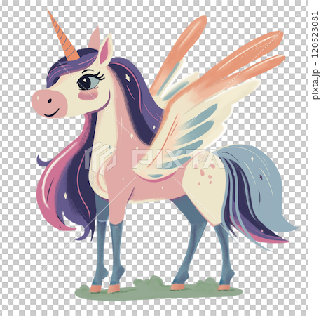 The cute unicorn  retro   120523081