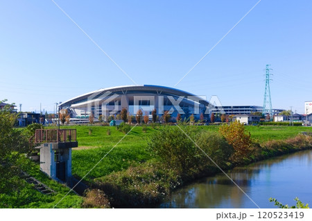 埼玉県さいたま市埼玉スタジアム周辺2024年11月 埼玉県さいたま市埼玉スタジアム周辺2024年11月 120523419