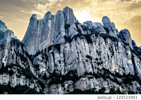 The Montserrat mountain in the province of Barcelona 120523981