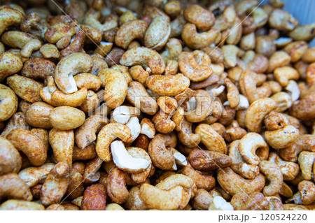 nut raw sale kernel background protein heap food fruit retail nutrition market snack 120524220