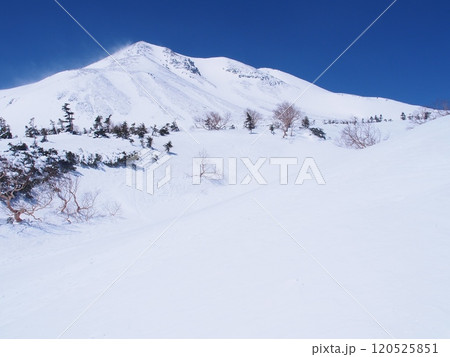 位ヶ原から望む雪の乗鞍岳・剣ヶ峰 位ヶ原から望む雪の乗鞍岳・剣ヶ峰 120525851