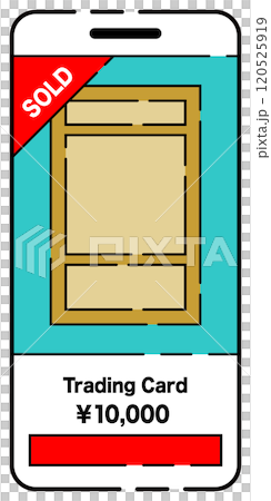 Image of flea market app: sold out, simple, dashed lines, stylish 120525919