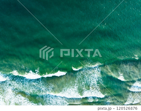 Top view sea surface in summer season seascape background,Nature sea background,High angle view waves texture seascape nature view Top view sea surface in summer season seascape background,Nature sea background,High angle view waves texture seascape nature view 120526876