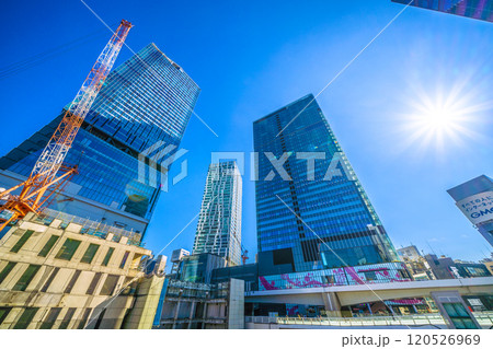 日本の東京都市景観 廃墟のような衝撃の光景…さよなら渋谷駅西口…そして新時代へ…＝11月22日 120526969