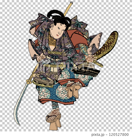 Honsho Takamyoukan (list of famous names in Japan) Ushiwakamaru - Utagawa Kunisada (the third generation Utagawa Toyokuni and the third generation Toyokuni) 120527800