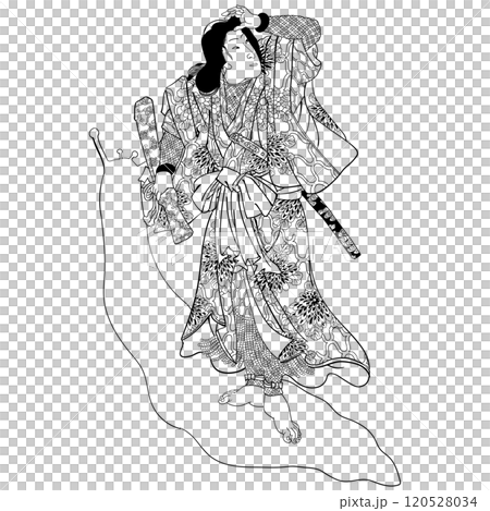 魔法大賽勇者綱手 - 歌川國定 (歌川豐國 III、豐國 III) 120528034