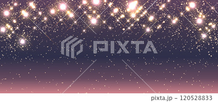 ゴージャスな光粒の背景 120528833