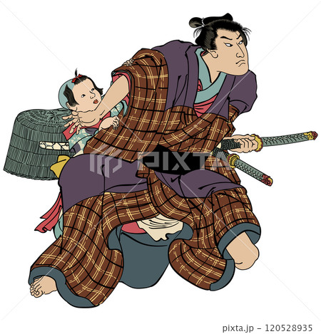 義士忠臣鑑　不波勝右衛門正種-歌川国吉 120528935