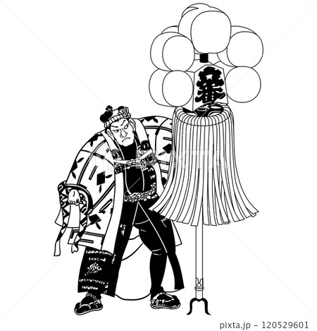 江戸の花子供遊び 江戸火消し の組 6番組-歌川芳虎 120529601