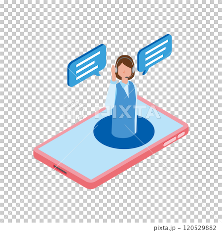 オンラインでのカスタマーサービス 120529882