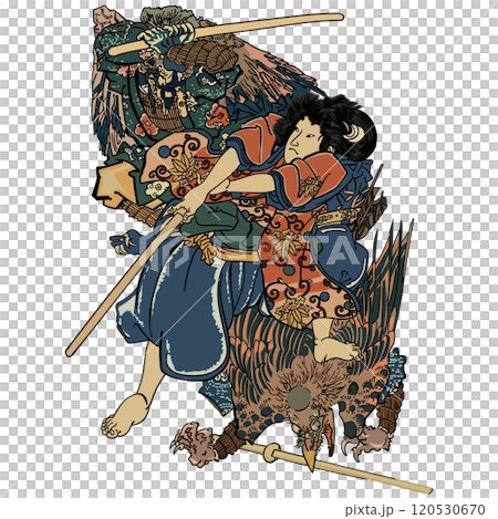 Ushiwakamaru - Utagawa Kuniyoshi Ushiwakamaru - Utagawa Kuniyoshi 120530670