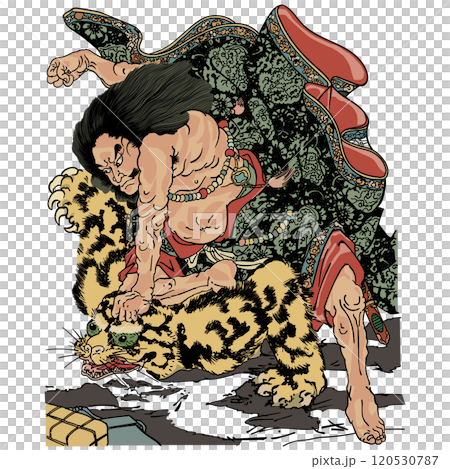 Japanese and Chinese Jungenji: The Chinese Chief Ascetic Takematsu Hayaketsu - Utagawa Kuniyoshi Japanese and Chinese Jungenji: The Chinese Chief Ascetic Takematsu Hayaketsu - Utagawa Kuniyoshi 120530787