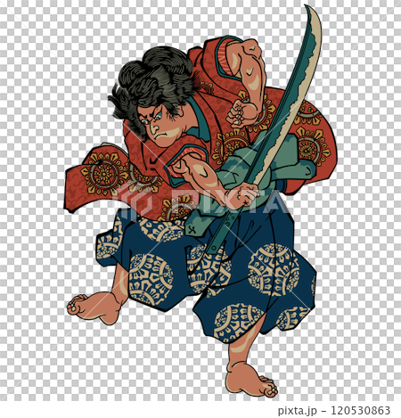 鬼若丸-歌川国芳のイラスト素材 [120530863] - PIXTA