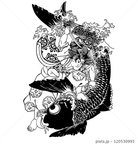 鬼若丸-歌川国芳 鬼若丸-歌川国芳 120530993