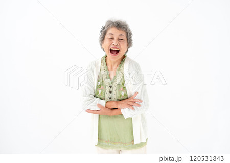 シニア女性　ポートレート 120531843