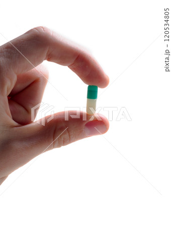 Hand With Pill Hand With Pill 120534805