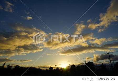 巽公園の朝日の風景 巽公園の朝日の風景 120535123