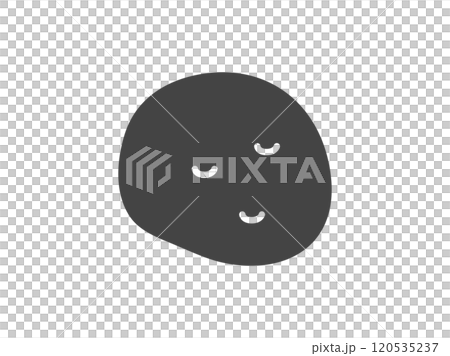 馬鈴薯_黑色圖示 120535237