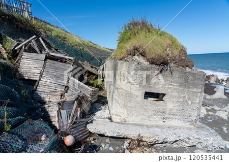 北海道、大樹町、旭浜のトーチカ群 120535441
