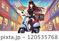 ピザを配達する美少女 120535768
