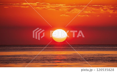 初日の出,日の出,朝日,Generative AI,AI画像 初日の出,日の出,朝日,Generative AI,AI画像 120535828