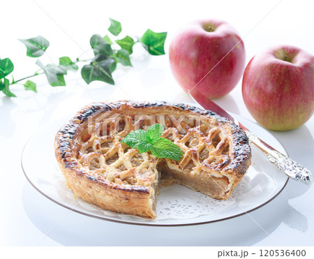 アップルパイ （ 白背景 ） 120536400