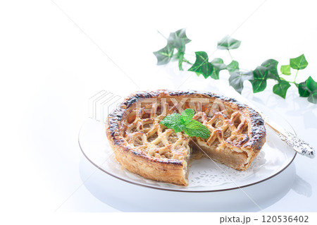 アップルパイ ( 白背景 ) アップルパイ ( 白背景 ) 120536402