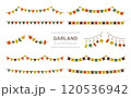 フラッグ　ガーランド　装飾素材　セット 120536942