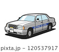 セダン車の教習車のイラスト 120537917