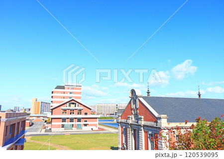愛知県名古屋市、鍋屋上野浄水場の風景 愛知県名古屋市、鍋屋上野浄水場の風景 120539095