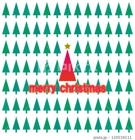 クリスマスツリー メリークリスマス クリスマスツリー メリークリスマス 120539111