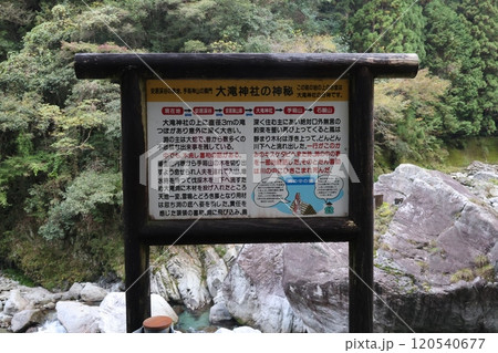安居渓谷「大滝神社」/【高知県仁淀川町】 安居渓谷「大滝神社」/【高知県仁淀川町】 120540677