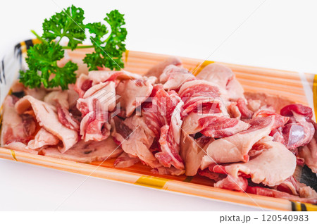 トレーに入ったラム肉　オーストラリア産 120540983